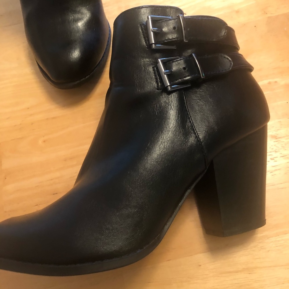 LUX Black Bootie. Size 8. Like new